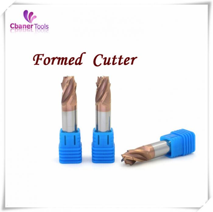 Customized carbide Step R-corner formed cutter